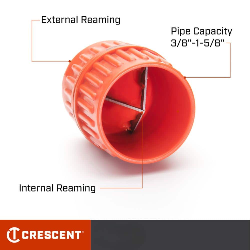 Crescent 3/8 in. to 1-5/8 in. Inner/Outer Pipe Reamer (2)