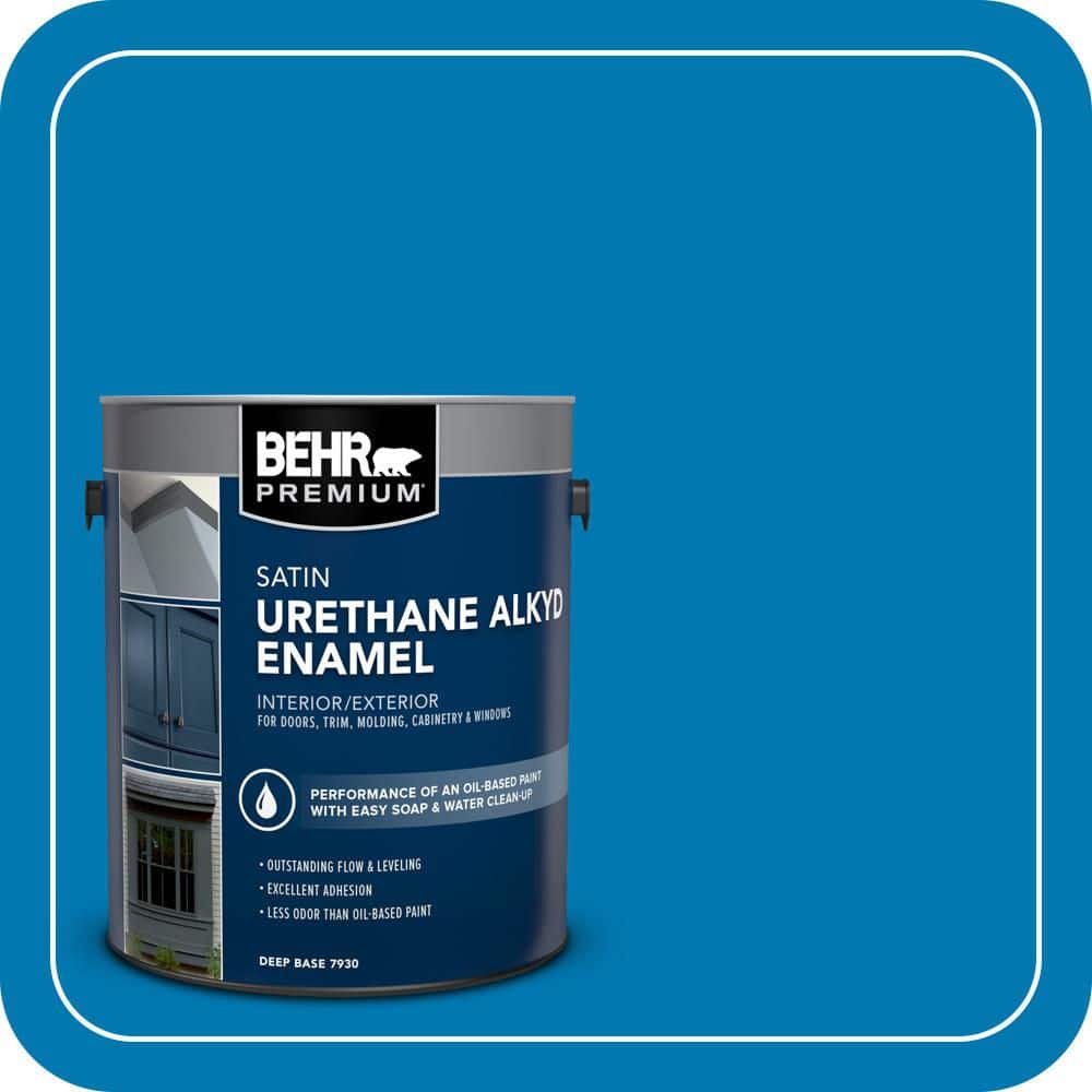 BEHR PREMIUM 1 gal. #S-G-540 Song Bird Urethane Alkyd Satin Enamel Interior/Exterior Paint
