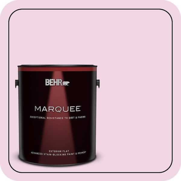 BEHR MARQUEE 1 gal. #680A-1 Candy Tuft Flat Exterior Paint & Primer (2)