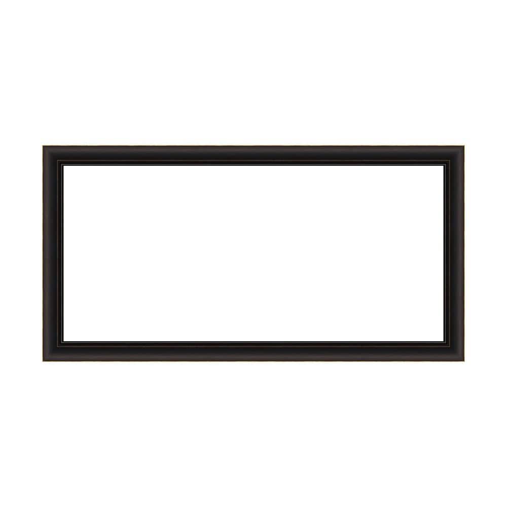 Amanti Art Mirror Makeover Trio Oil Rubbed Bronze 49.25 in. W x 25.25 in. H Bathroom Mirror Frame Border Kit-Fits a 48 x 24 Mirror (1)