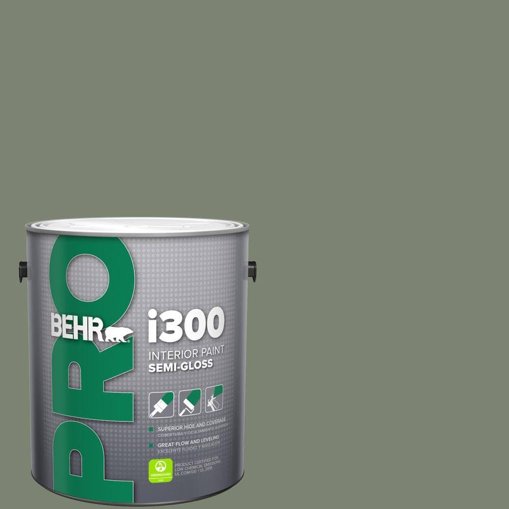 BEHR PRO 1 gal. #PPU11-18 Cactus Garden Semi-Gloss Interior Paint