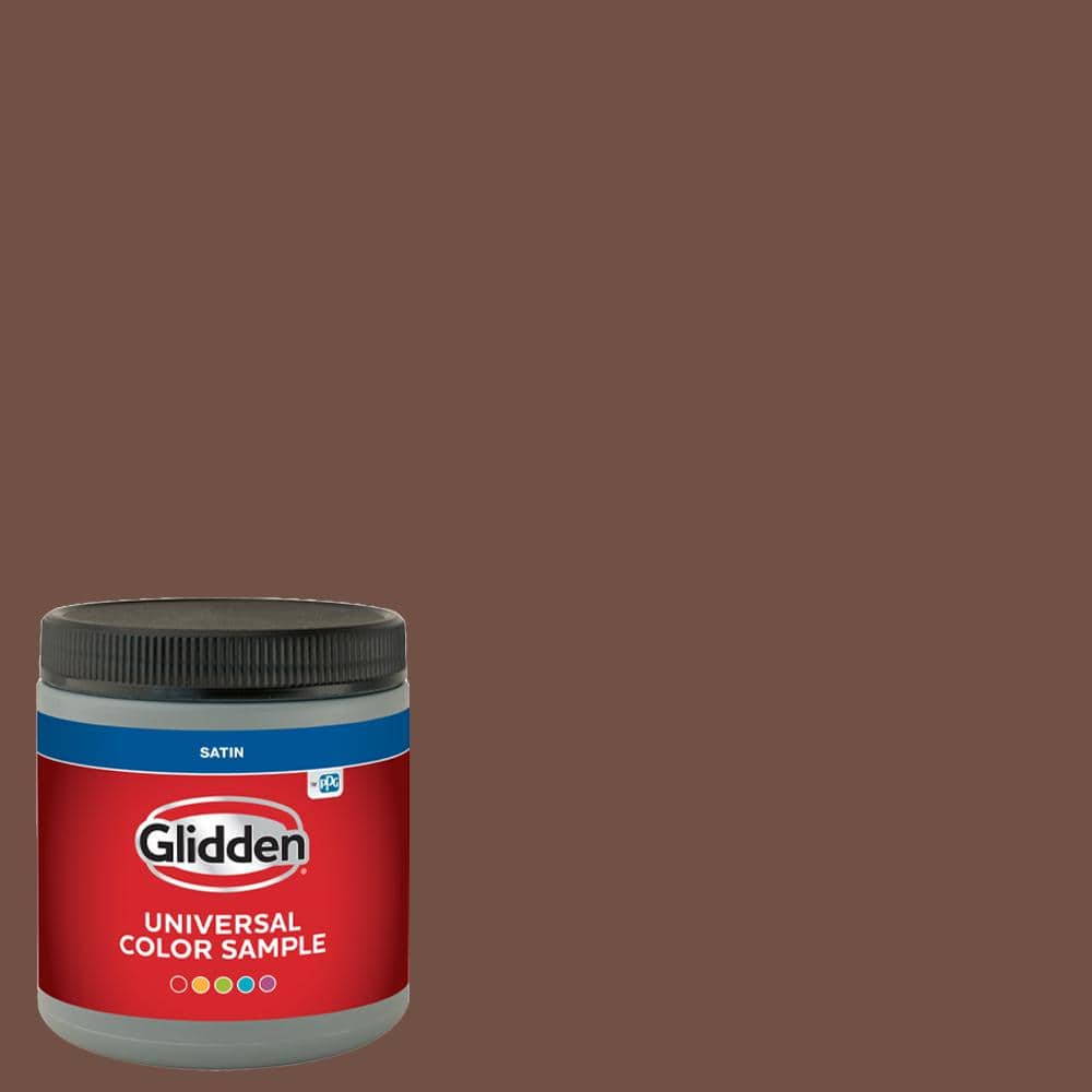 Glidden 8 oz. PPG1061-7 Big Foot Satin Interior Paint Sample (1)