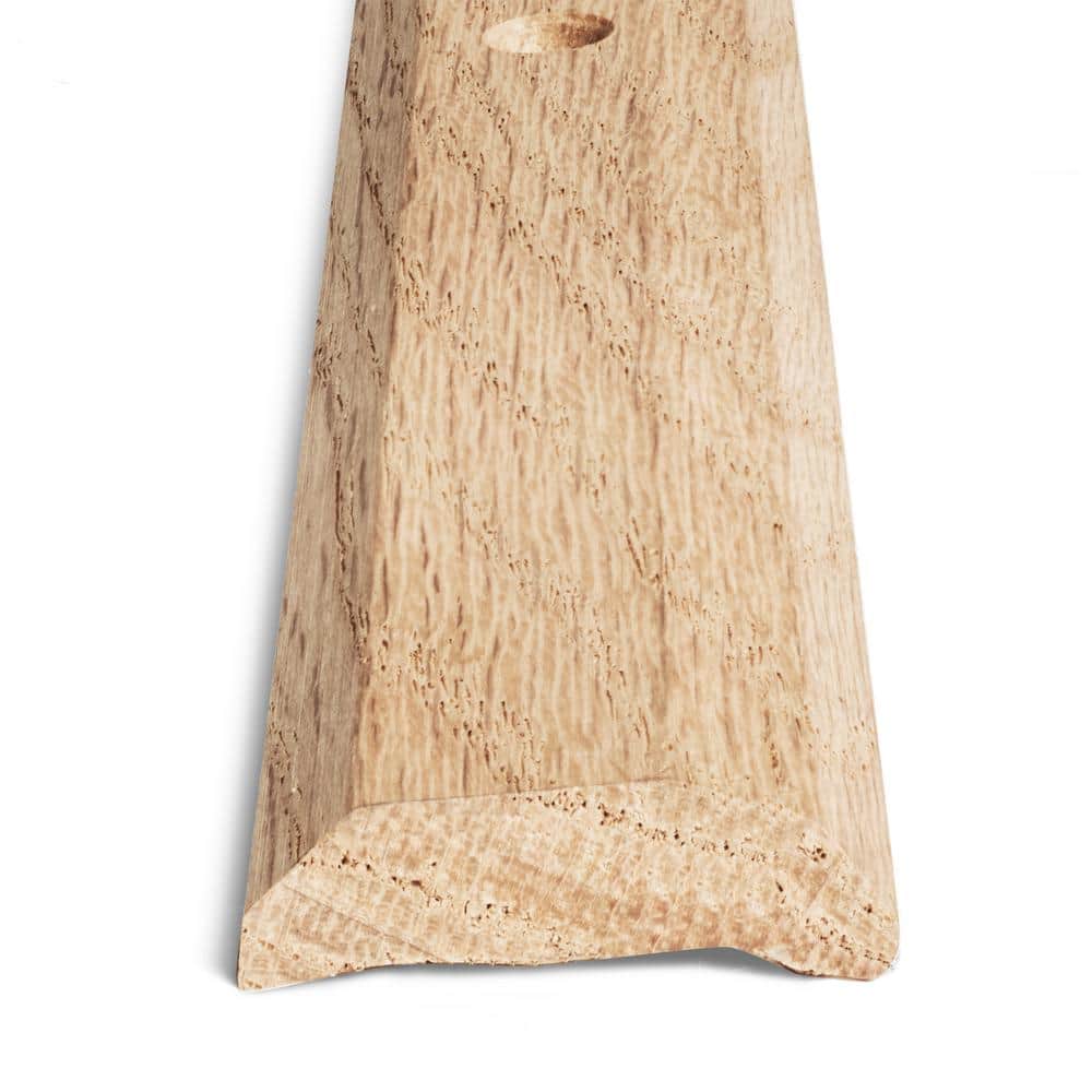 TrimMaster Oak Hardwood 1-7/16 in. x 72 in. Carpet Trim Transition Strip (3)