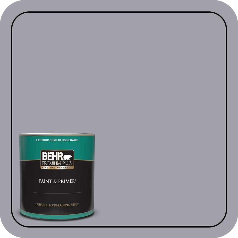 BEHR PREMIUM PLUS 1 qt. #MQ5-08 Masterpiece Semi-Gloss Enamel Exterior Paint & Primer