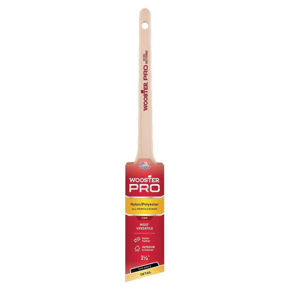 Wooster 1-1/2 in. Pro Nylon/Polyester Thin Angle Sash Brush (1)