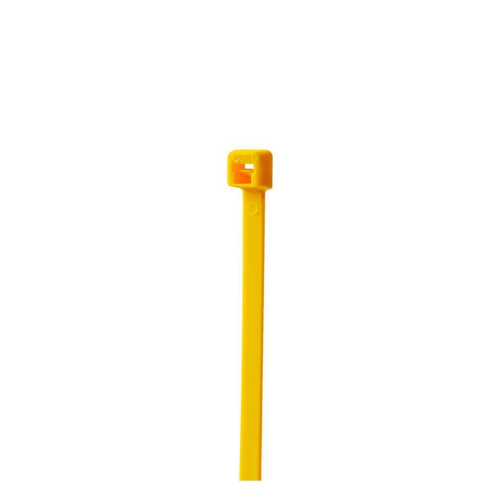 Southwire 14.6 in. 50 lbs. Yellow Cable Tie (1000 Bag) (2)