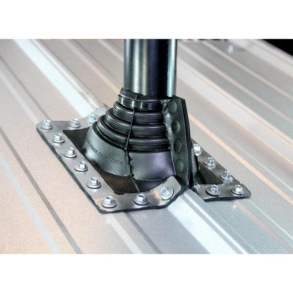 Oatey Master Flash 17 in. x 17 in. Vent Pipe Roof Flashing with 6-3/4 in. - 13-1/2 in. Adjustable Diameter (3)