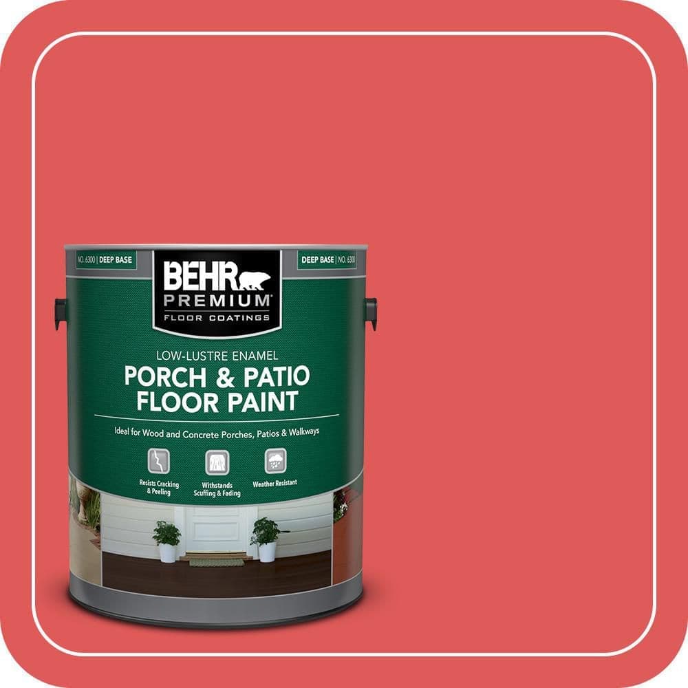 BEHR PREMIUM #150B-6 Textured Low-Lustre Enamel Interior/Exterior Porch and Patio Anti-Slip Floor Paint (1)