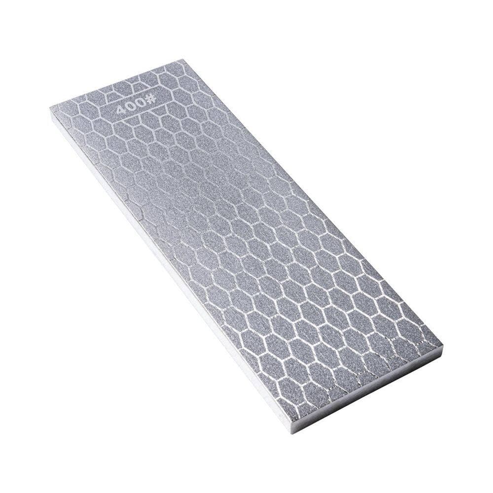 ‎POWERTEC Diamond Sharpening Stone, 400/1000 Dual Grit Diamond Knife Sharpener, 8 in. Honing Stone with Non-Slip Base