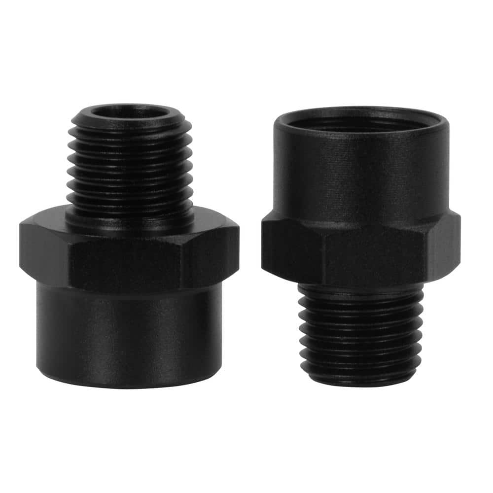 DEWALT 1/4in. NPT Male x 3/8 in. NPT Female Reducer, 2-pieces (1)
