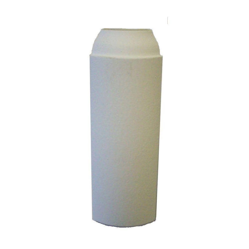 Unbranded LWM 623 1/2 in. x 1-3/4 in. x 5-1/4 in. MDF Primed Radius Base Outside Corner Moulding (3)