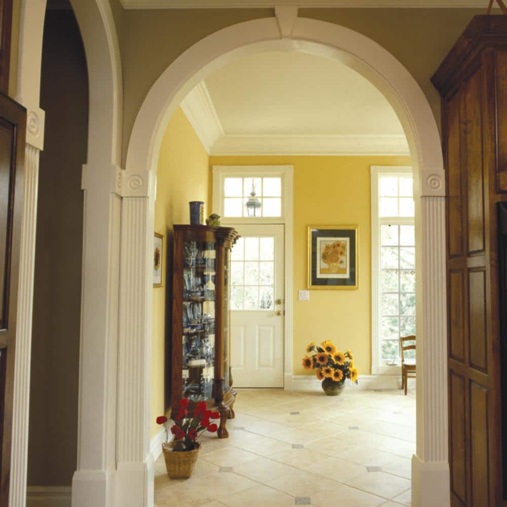 Unbranded 1 in. x 2-3/4 in. x 2-3/4 in. Primed MDF Bullseye Corner Block Moulding (3)