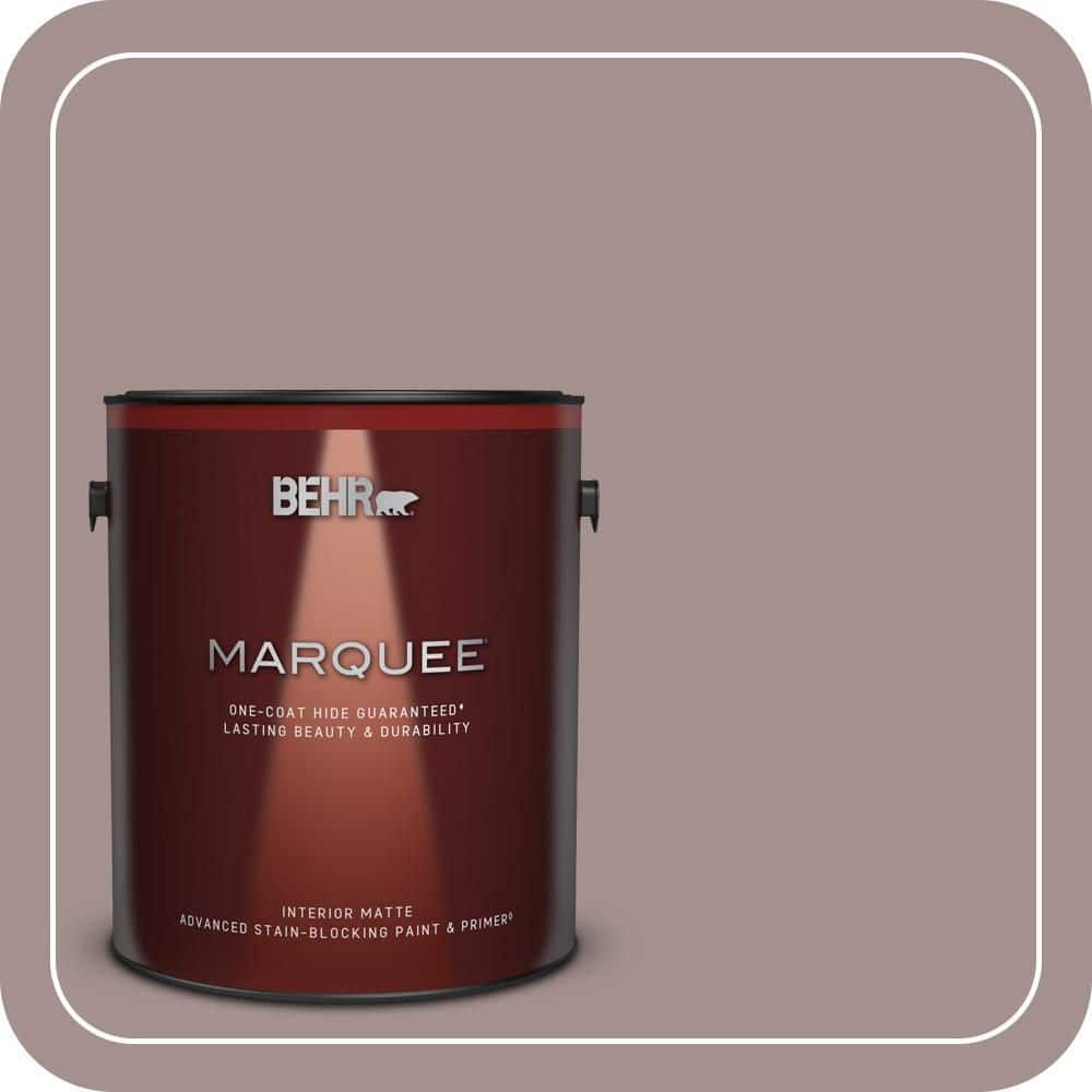 BEHR MARQUEE 1 gal. #MQ1-40 Tribeca One-Coat Hide Matte Interior Paint & Primer