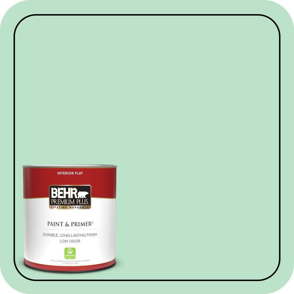 BEHR PREMIUM PLUS #P410-2 Spearmints Flat Low Odor & Primer