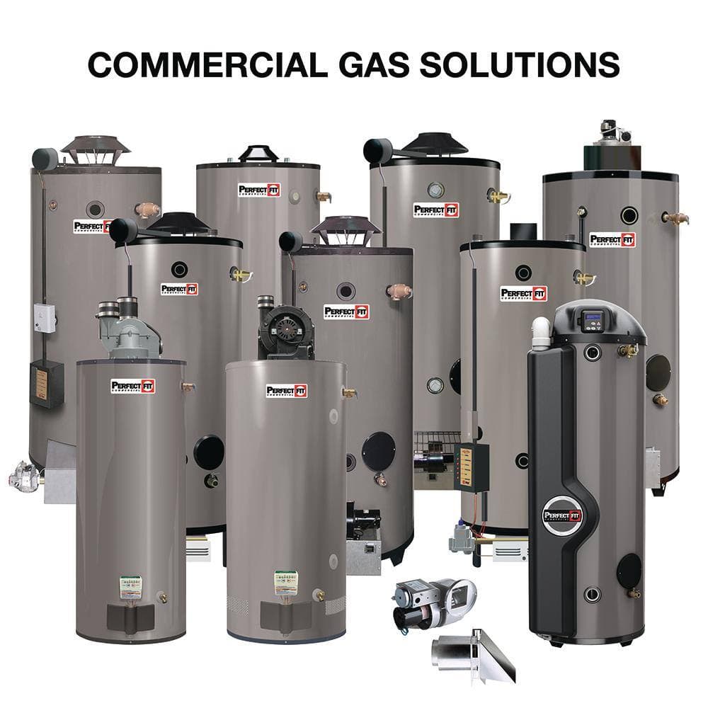 Perfect Fit 100 Gal. 3 Year 199,900 BTU Ultra-Low NOx Natural Gas Commercial Water Heater (2)
