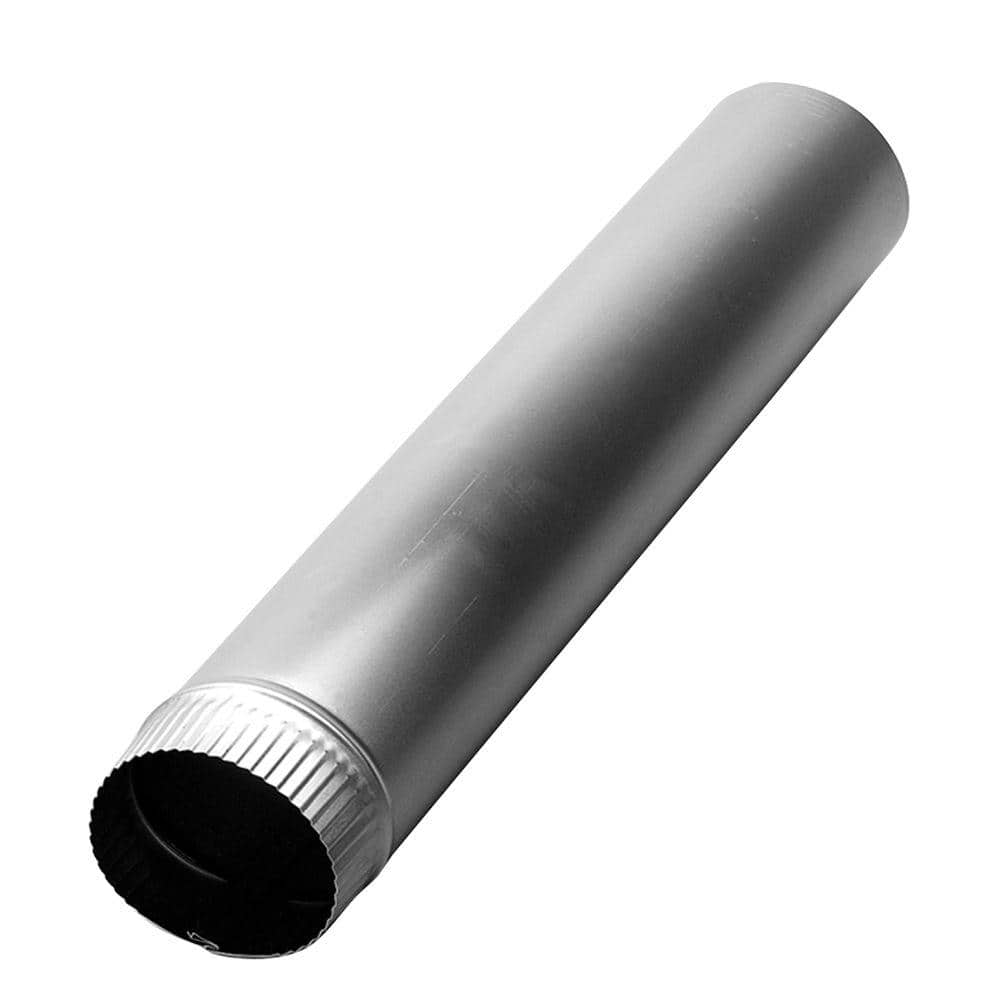 Everbilt 4 in. x 2 ft. Aluminum Dryer Exhaust Pipe with Snap-Lock Design