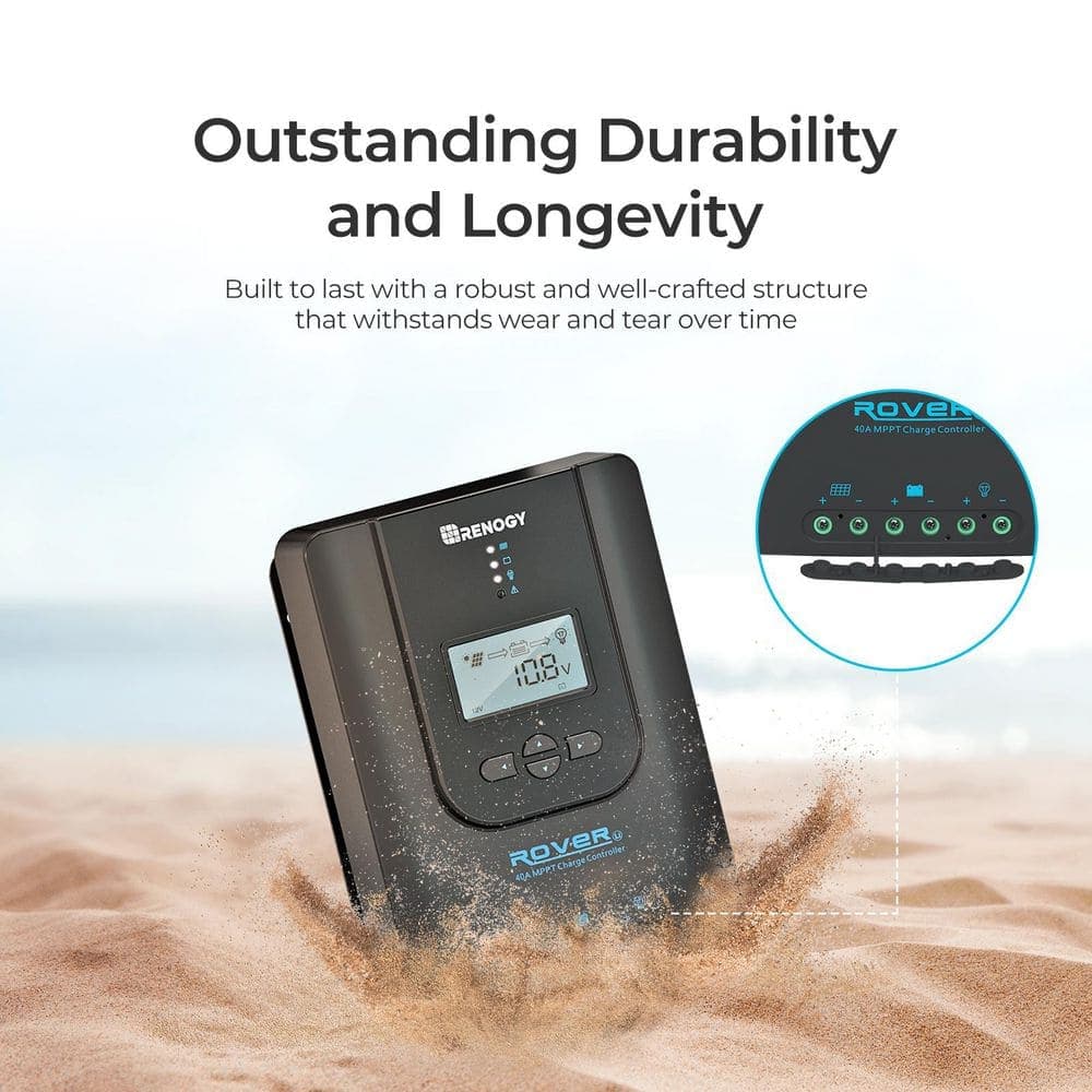 Renogy 400-Watt 12-Volt Off-Grid Solar Starter Kit w/ 4-Piece 100W Monocrystalline Panel and 40A MPPT Rover Charge Controller (3)