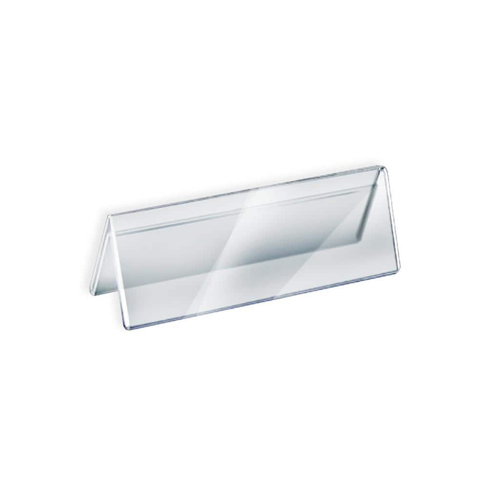 Azar Displays 11 in. x 3 in. 2-Sided Nameplate (10-Pack)