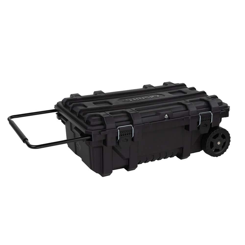 Husky Black Medium 37 in. Heavy Duty Rolling Toolbox with Keyed Lock