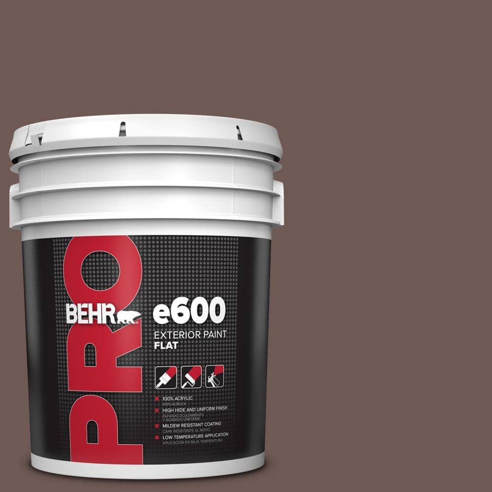 BEHR PRO 5 gal. #720B-6 Beechwood Flat Exterior Paint