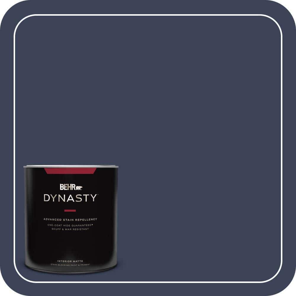 BEHR DYNASTY 1 qt. #600F-7 Soulful Music Matte Interior Stain-Blocking Paint and Primer