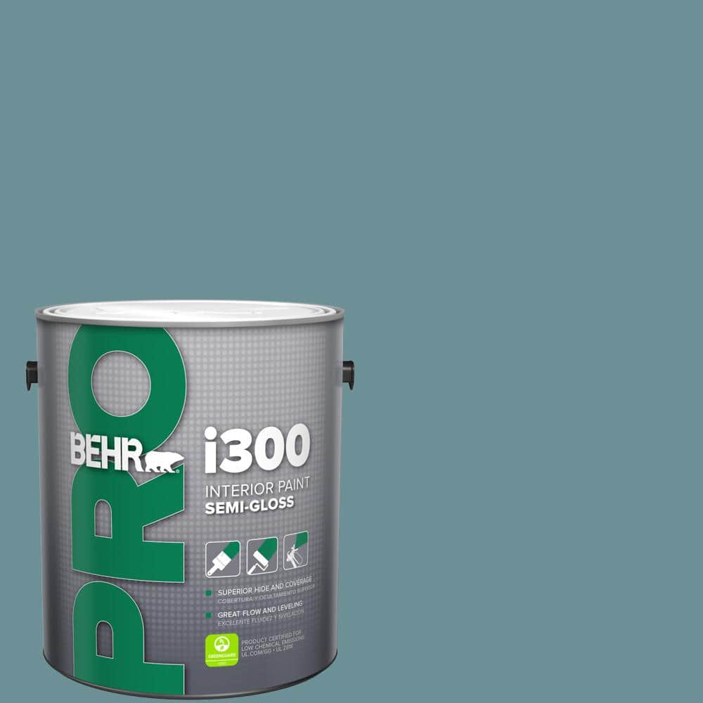 BEHR PRO 1 gal. #510F-5 Bayside Semi-Gloss Interior Paint
