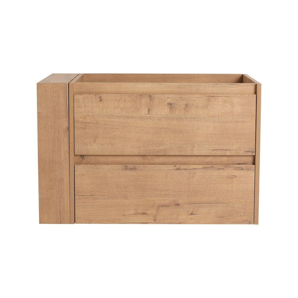 Staykiwi 30 in. Bath Vanity Cabinet without Top in Imitative Oak Unassembled (1)