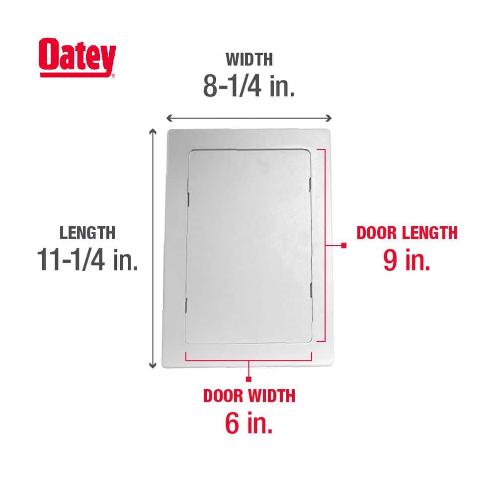 Oatey 9 in. ABS Wall Access Panel (2)