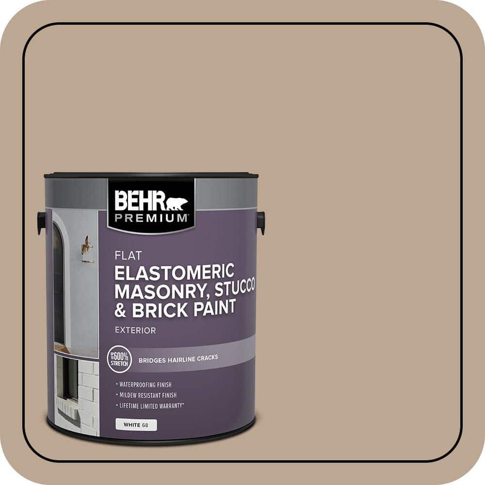 BEHR PREMIUM 1 gal. #700D-4 Brown Teepee Elastomeric Masonry, Stucco and Brick Exterior Paint (1)