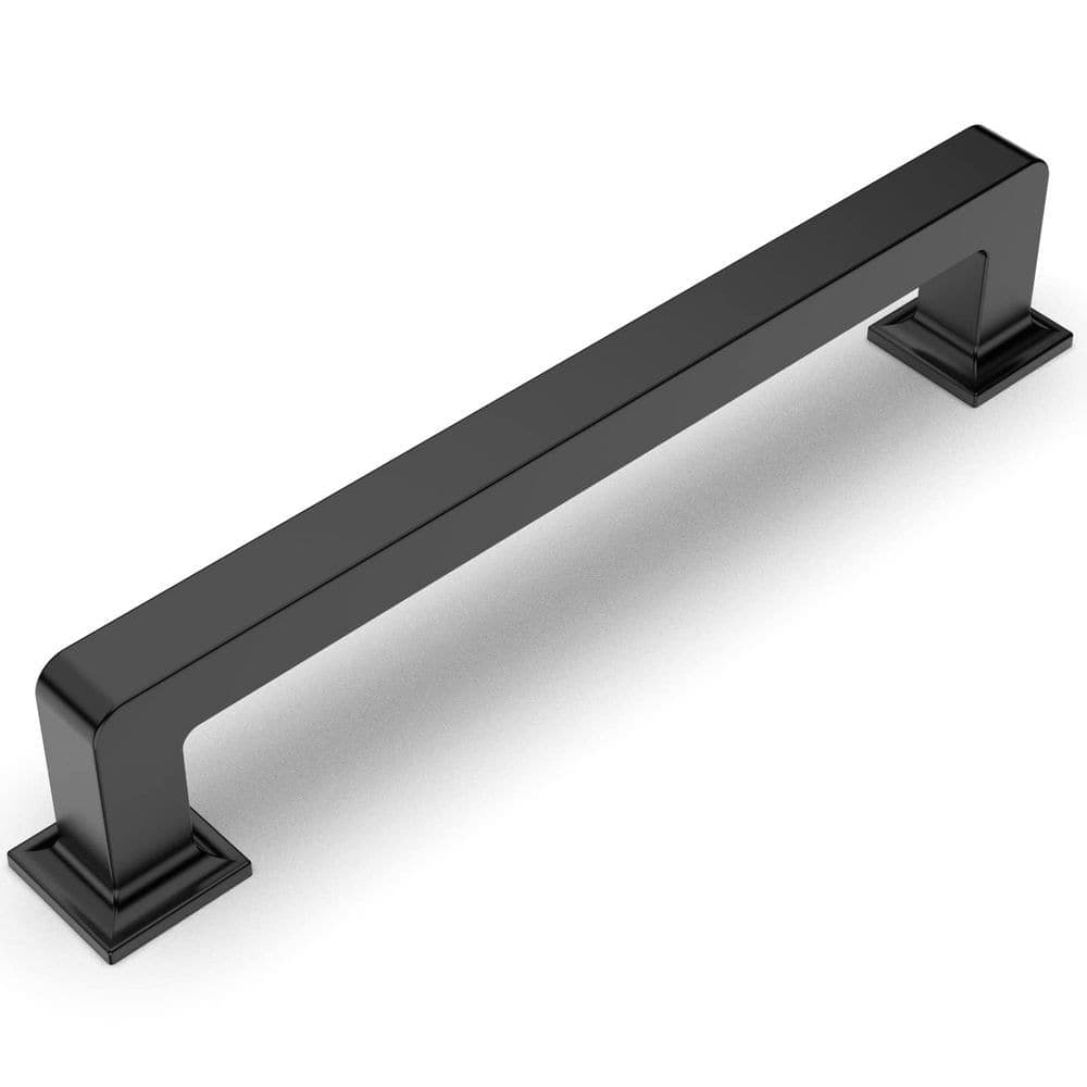 Wudkey 10-Pack 5 in. Matte Black Cabinet Pulls-Kitchen Handles for Cabinets, Cupboard and Drawer Hardware (1)