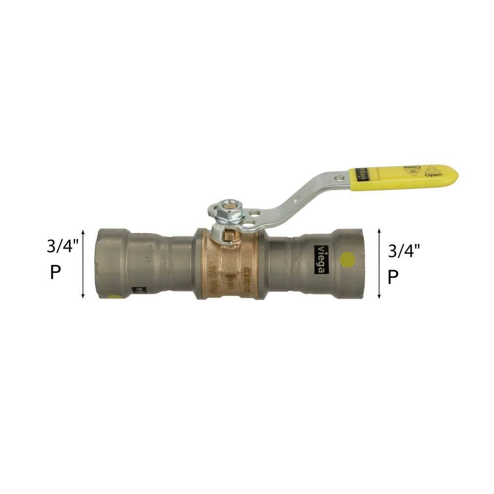Viega MegaPressG Carbon Steel Ball Valve (Gas Only) (2)