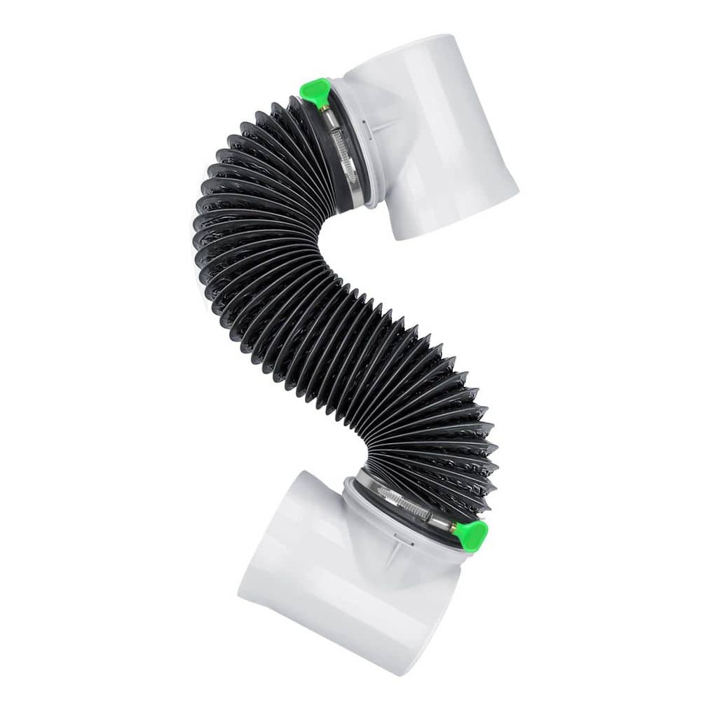 Helhom Dryer Vent Hose For Tight Space, Dryer Vent Connector Kit, Dryer Vent Adapter, Dryer Vent Vacuum Hose Attachment (1)