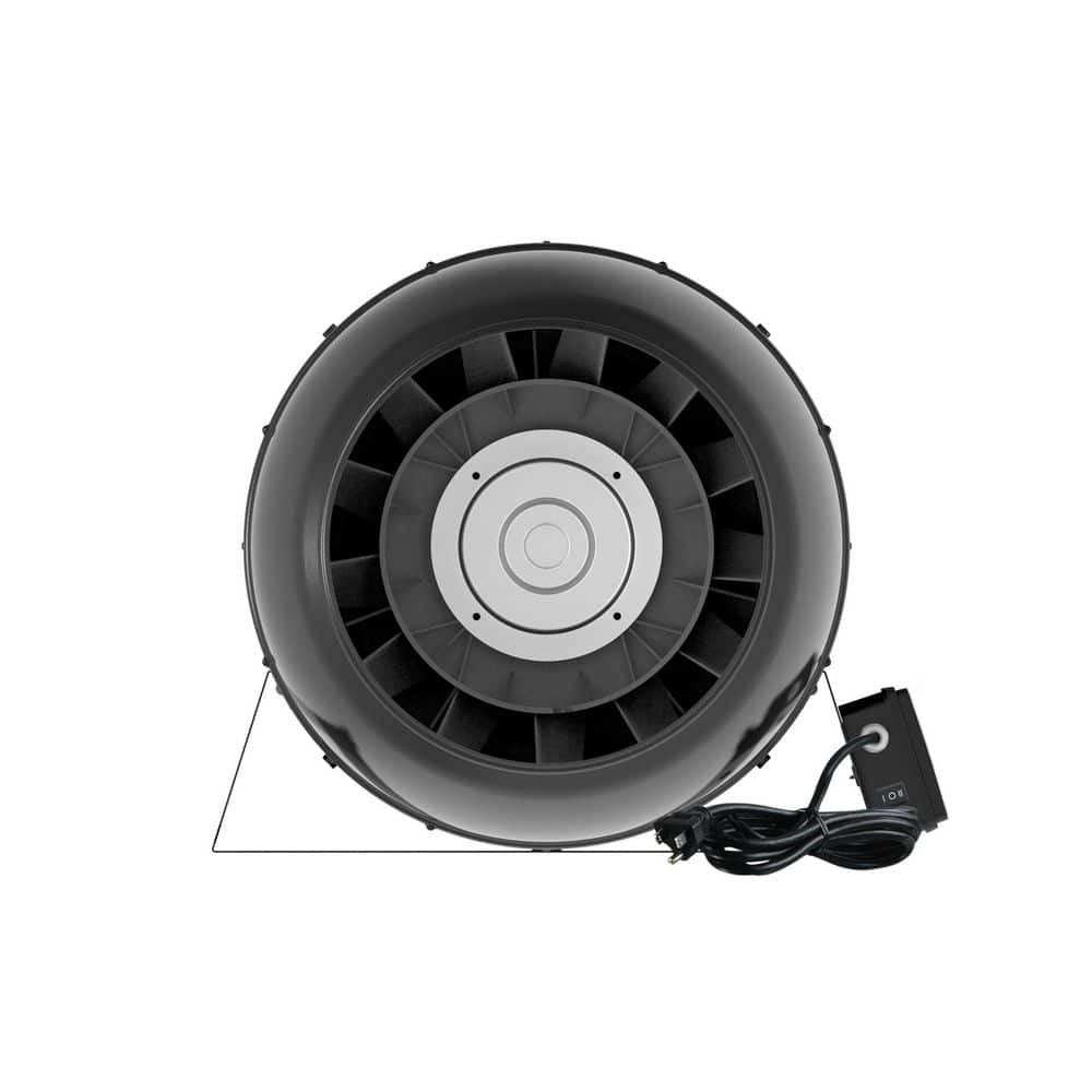 VENTS-US 473 CFM Power 8 in. Energy Efficient Metal Mixed Flow Inline Duct Fan (4)