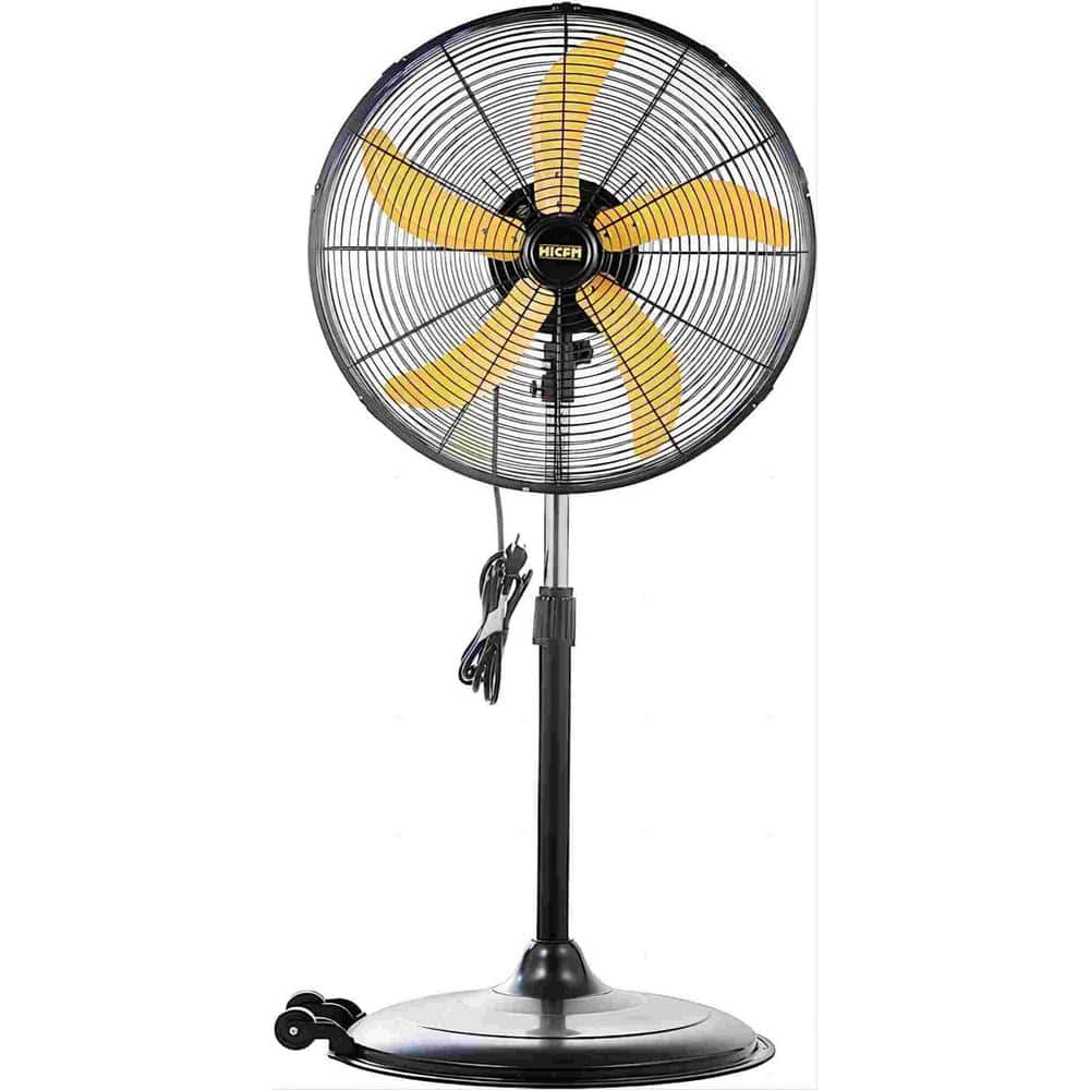 Deeshe 5000 CFM 20 in. heavy-duty High Velocity Pedestal Oscillating Fan with Powerful 1/5 Motor, 9 ft. Power Cord (1)