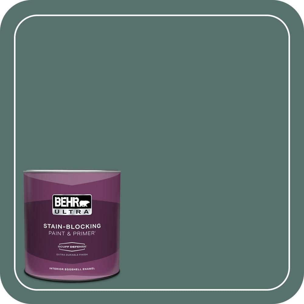 BEHR ULTRA 1 qt. #480F-6 Shaded Spruce Extra Durable Eggshell Enamel Interior Paint & Primer