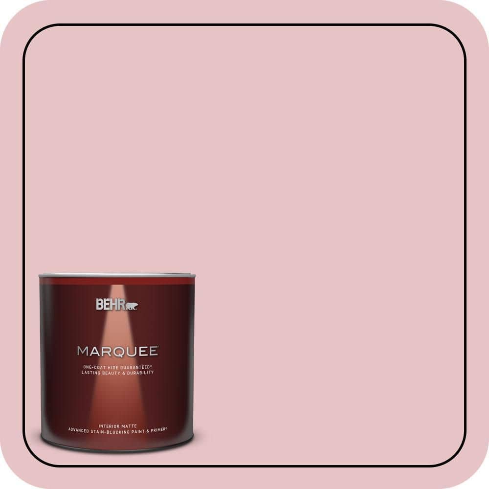 BEHR MARQUEE 1 qt. #S140-2 Cranapple Cream Matte Interior Paint & Primer