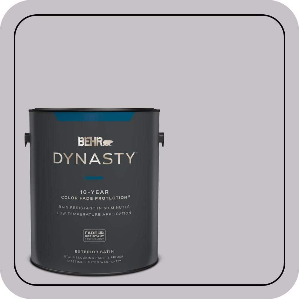 BEHR DYNASTY 1 gal. #MQ5-32 Such Melodrama Satin Enamel Exterior Stain-Blocking Paint & Primer