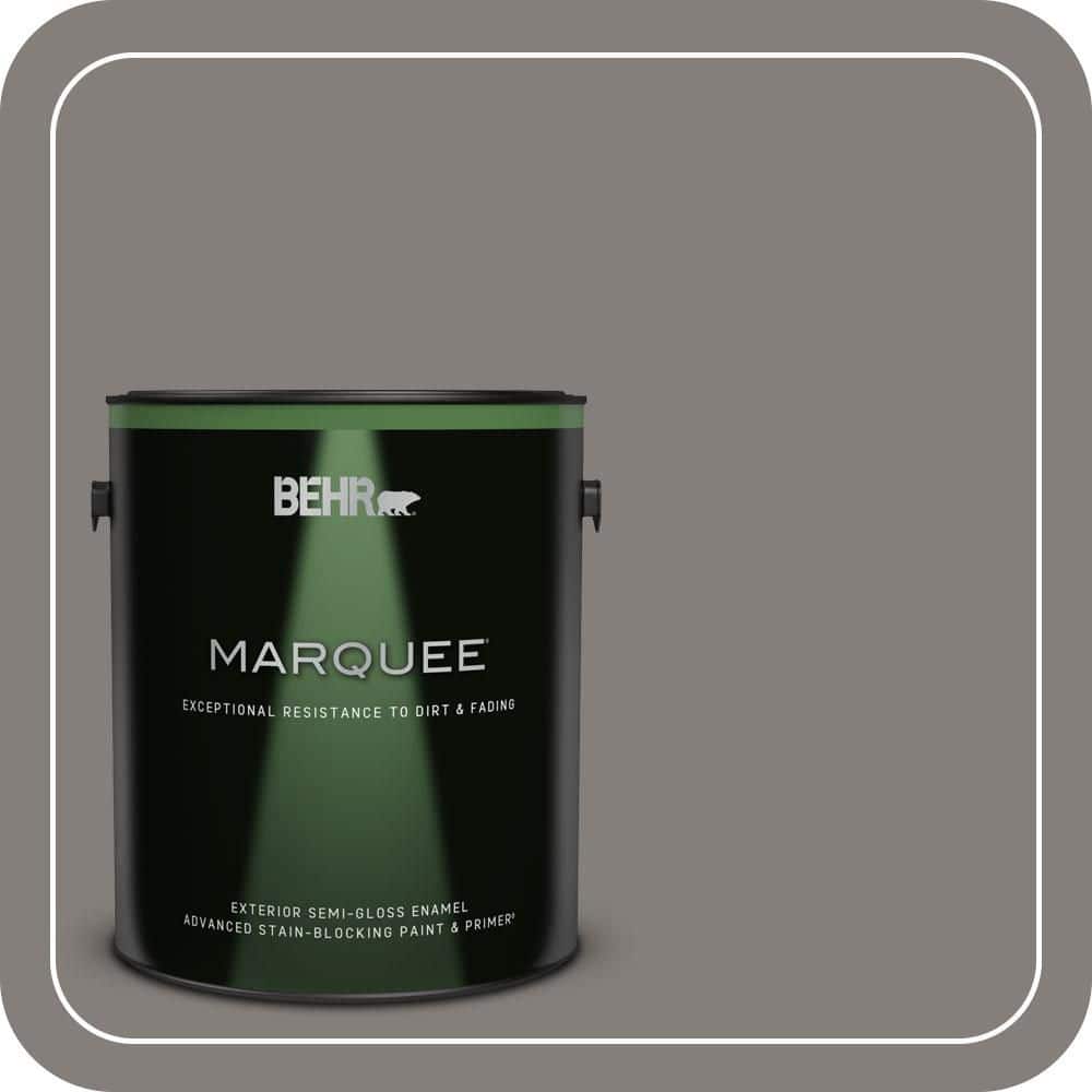 BEHR ULTRA 1 gal. #PPU18-17 Suede Gray Extra Durable Eggshell Enamel Interior Paint & Primer (1)