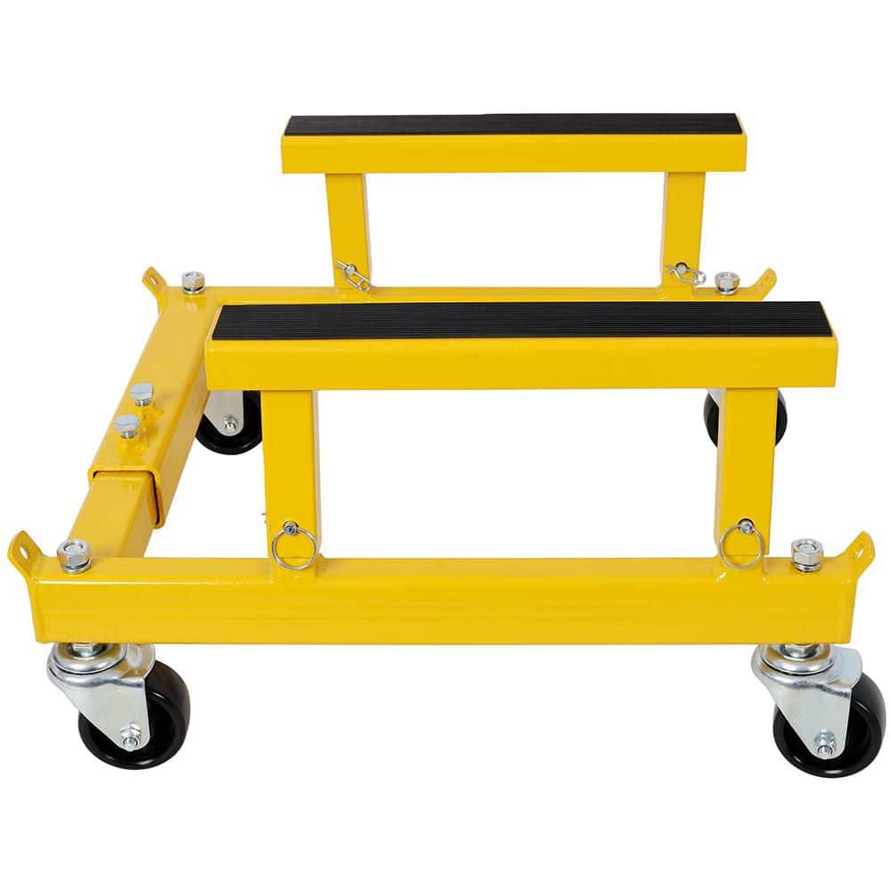 Unbranded Yellow 1500 lb. Motorcycle Engine Cradle Dolly (2)