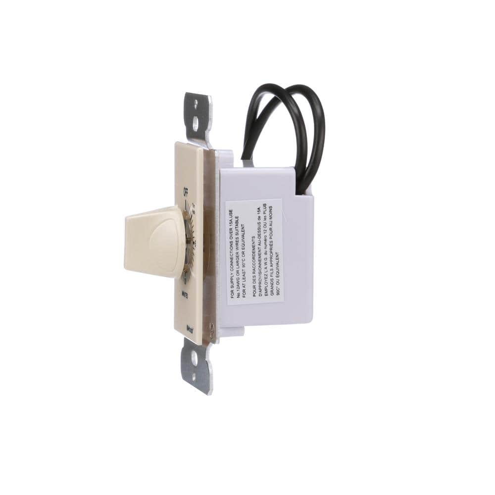 Woods 20-Amp 15-Minute In-Wall Spring Wound Countdown Timer Switch (4)