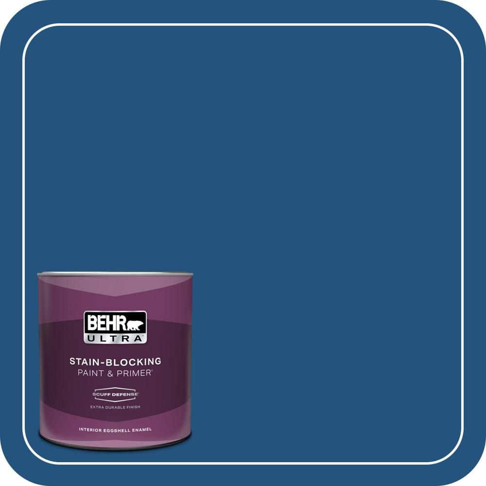 BEHR ULTRA 1 qt. #S-H-570 Blueberry Twist Extra Durable Eggshell Enamel Interior Paint & Primer