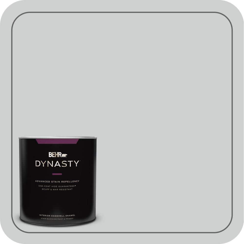 BEHR DYNASTY 1 qt. #PPH-43 Gray Pearl Eggshell Enamel Interior Stain-Blocking Paint & Primer