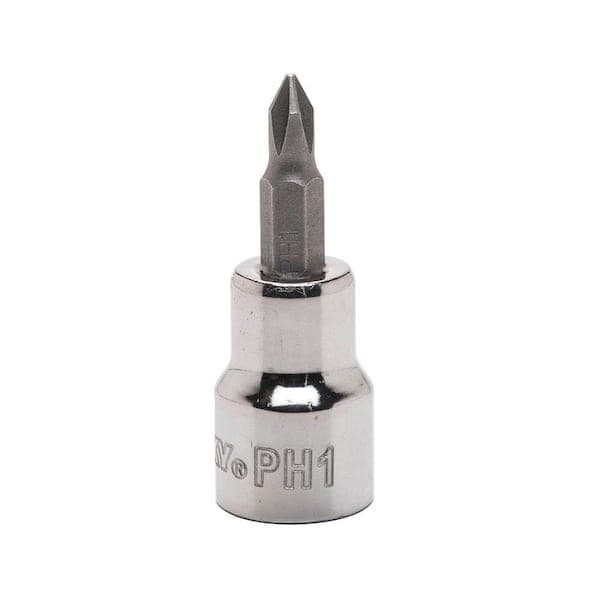 Husky #1 Philips 3/8 in. Drive Bit Socket