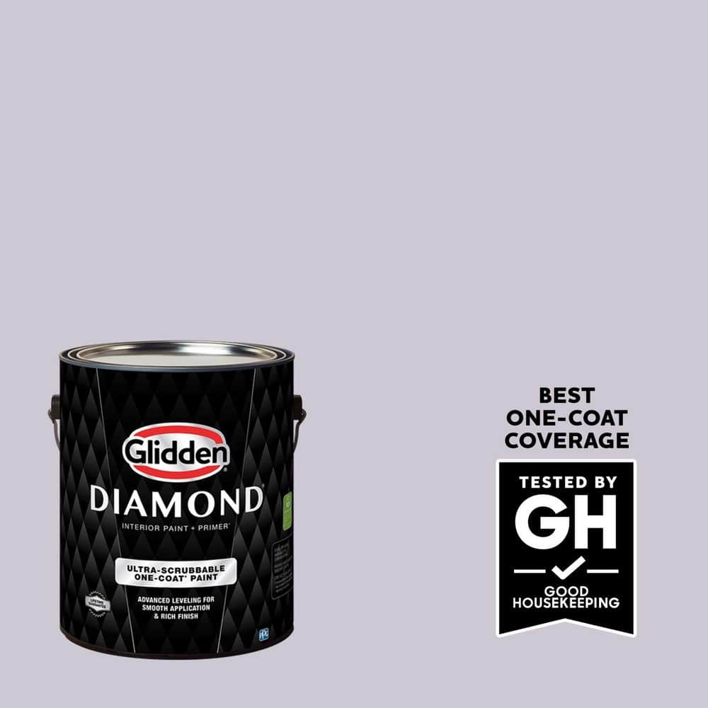 Glidden Diamond 1 gal. PPG1174-3 Silver Chalice Satin Interior Paint