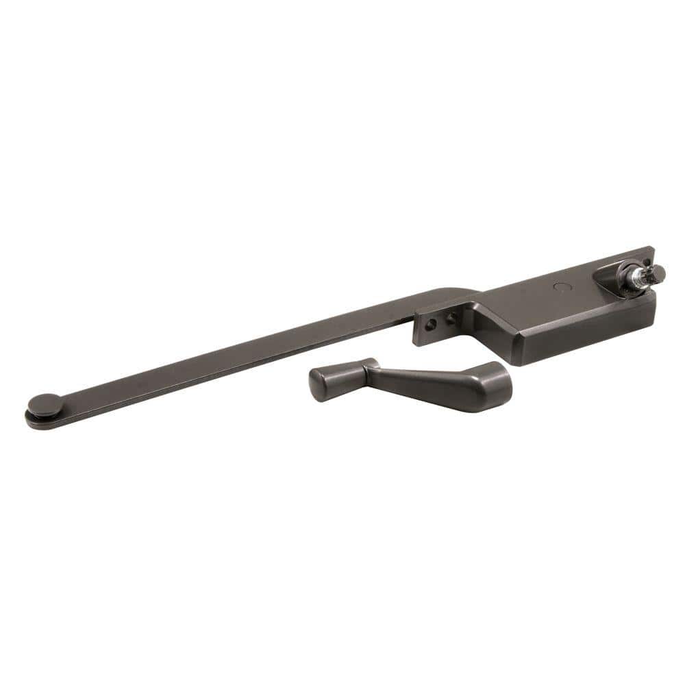 Prime-Line Steel Casement Window Operator, 9 in. Arm, Square Housing, Bronze, Right Hand (Single Pack) (1)