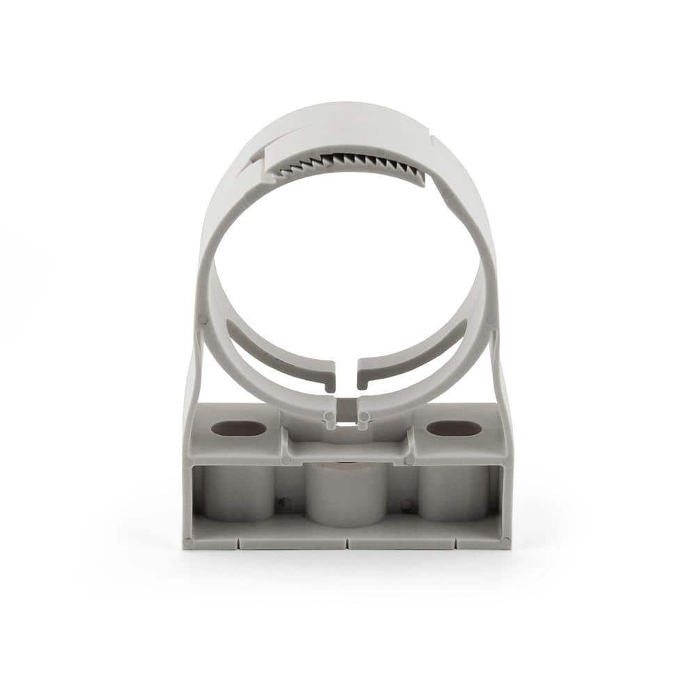 Spruce HangerLok 4 in. White Adjustable Pipe Hanger