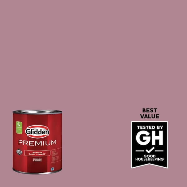 Glidden Premium 1 qt. PPG1045-5 Keepsake Rose Eggshell Interior Paint (2)