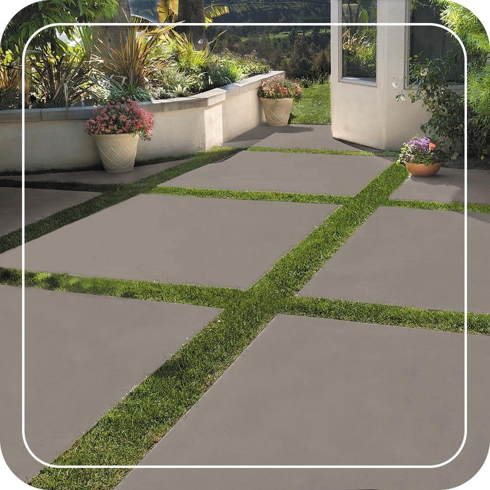 BEHR PREMIUM 1 gal. #PFC-73 Pebbled Path Solid Color Flat Interior/Exterior Concrete Stain (4)