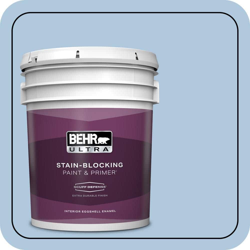BEHR ULTRA 5 gal. #M510-2 Life at Sea Extra Durable Eggshell Enamel Interior Paint & Primer