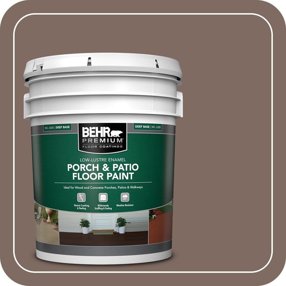 BEHR PREMIUM #N180-6 Textured Low-Lustre Enamel Interior/Exterior Porch and Patio Anti-Slip Floor Paint (1)